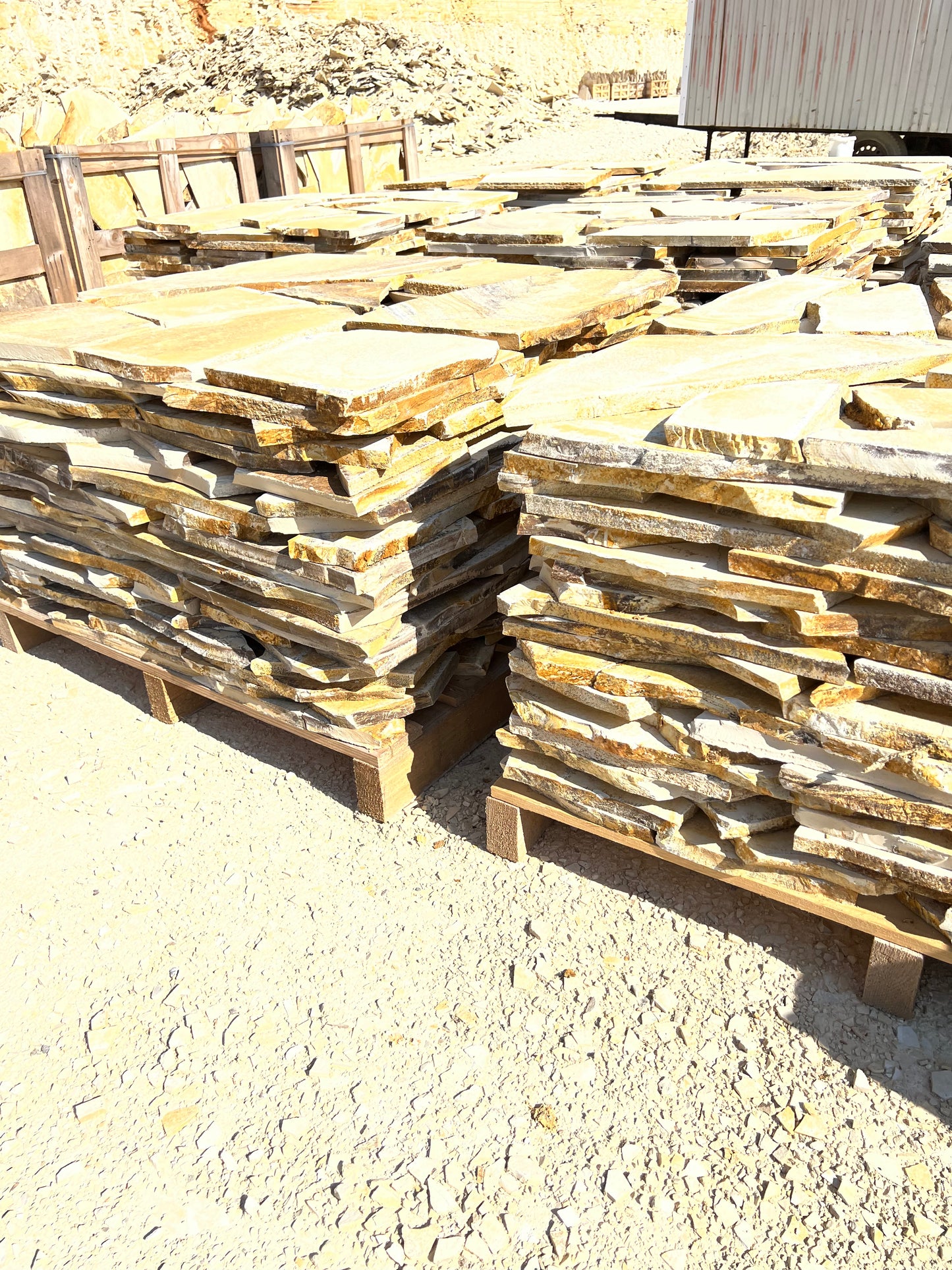 Solnhofener Polygonalplatten: Crazy Lemon 8-12mm