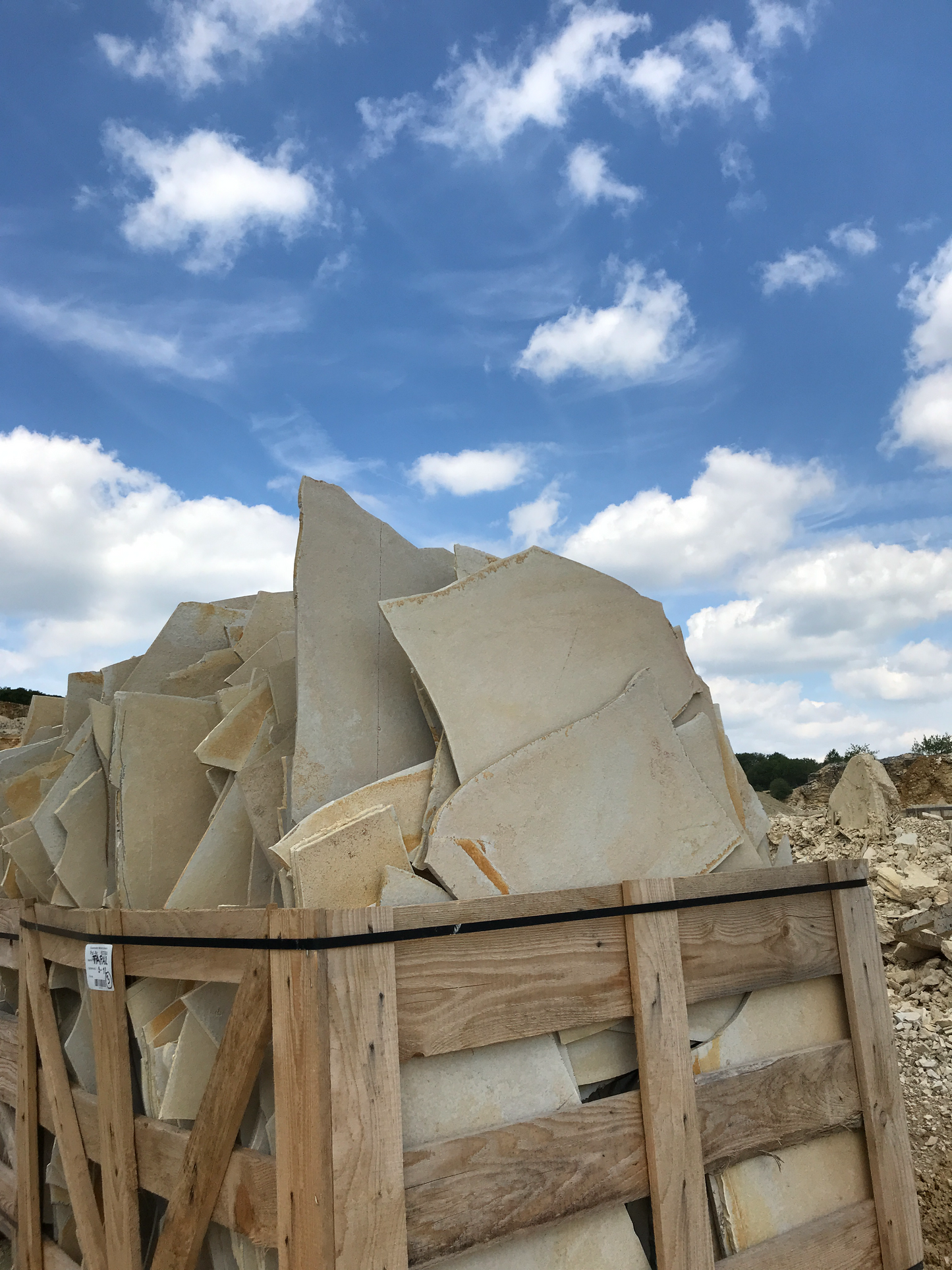 Solnhofener Polygonalplatten Wandverblender 45m² & 85m²