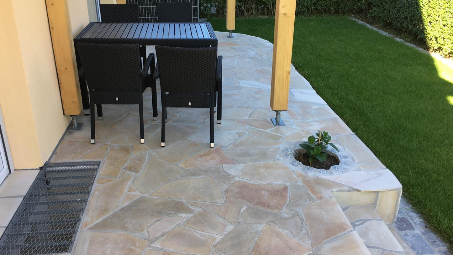 Solnhofener Polygonalplatten 12-13mm Stärke